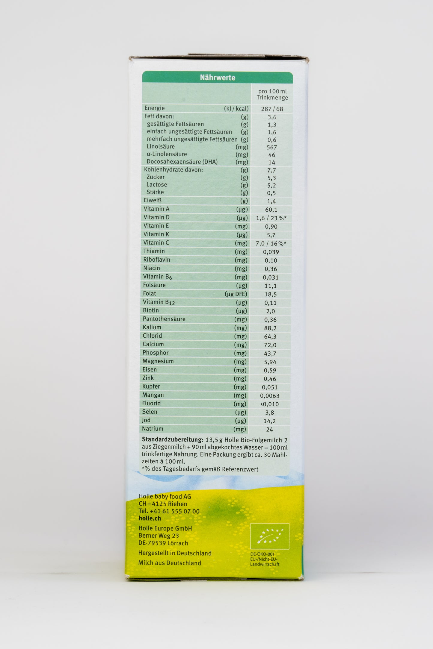 Holle Organic Goat Formula - Stage 2