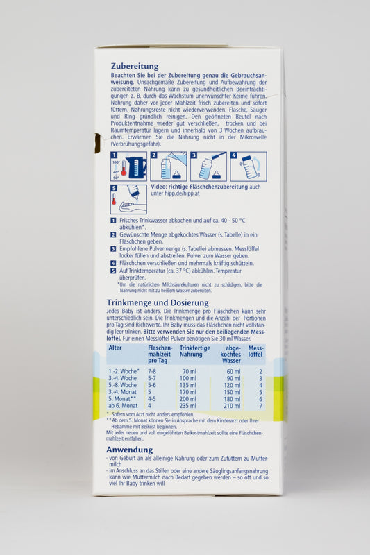 HiPP Organic Baby Formula - Stage Pre