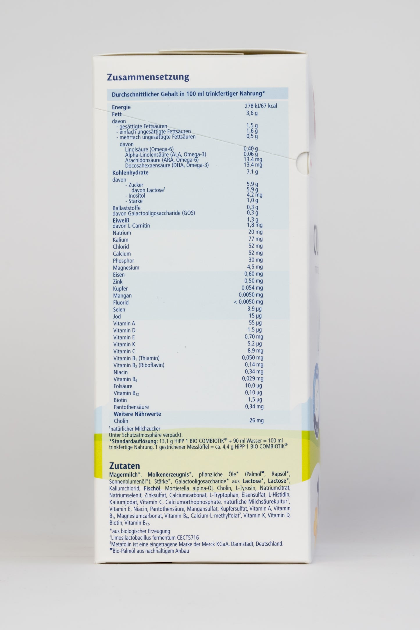 HiPP Organic Baby Formula - Stage 1