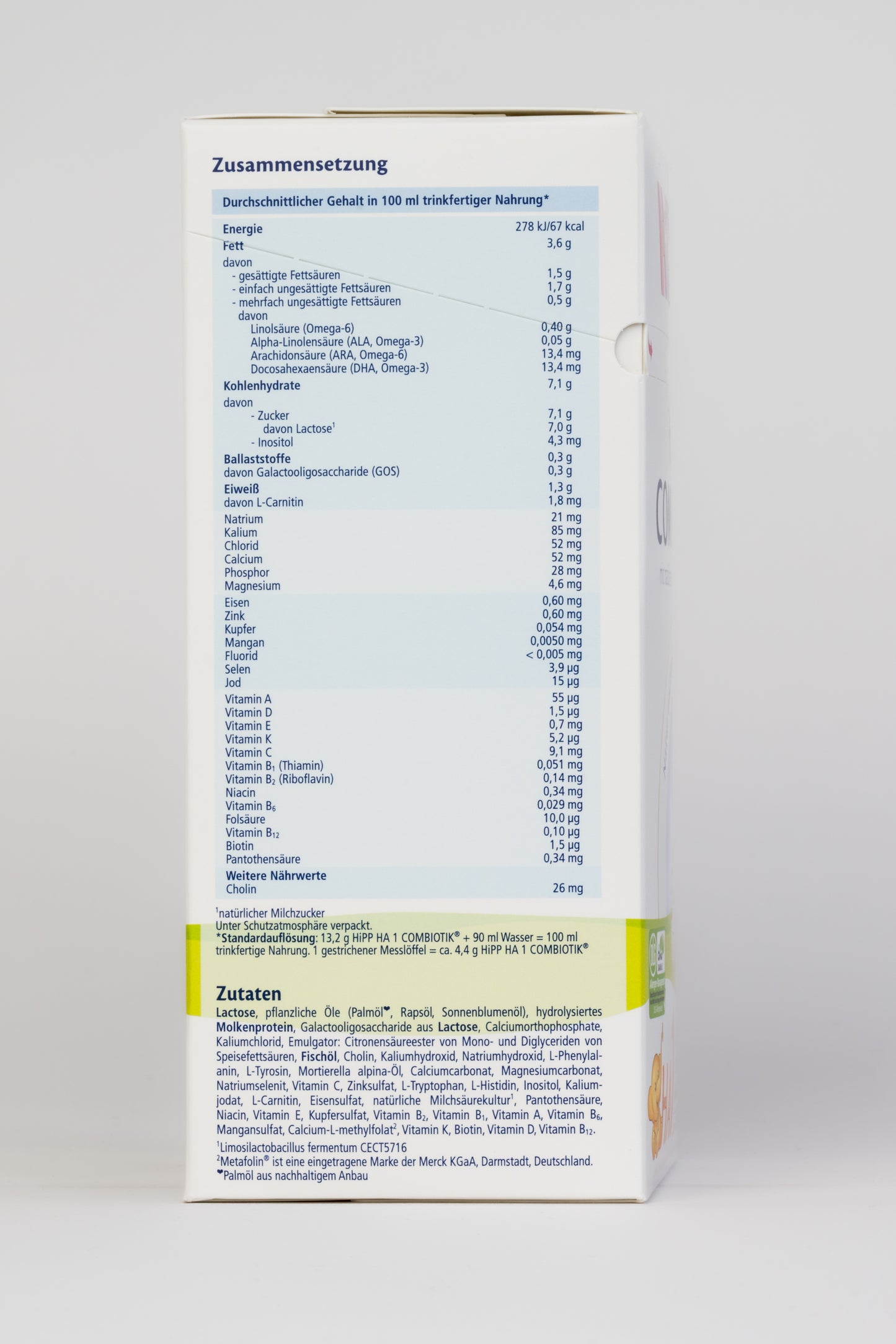 HiPP HA Formula - Stage 1