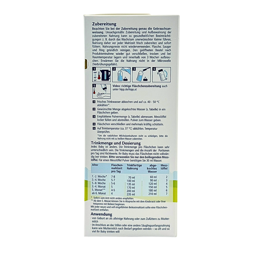 HiPP Organic Baby Formula - Stage 1