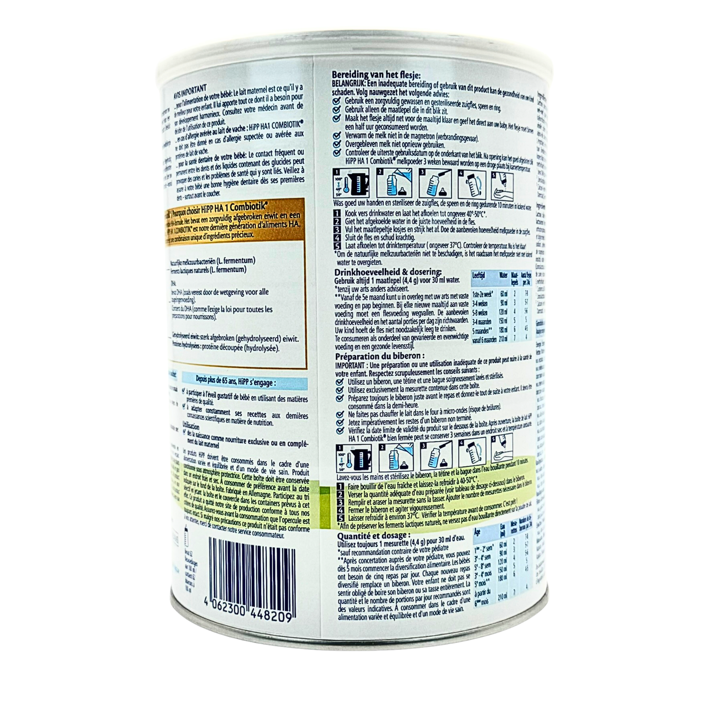 HiPP Dutch Hypoallergenic Formula - Stage 1