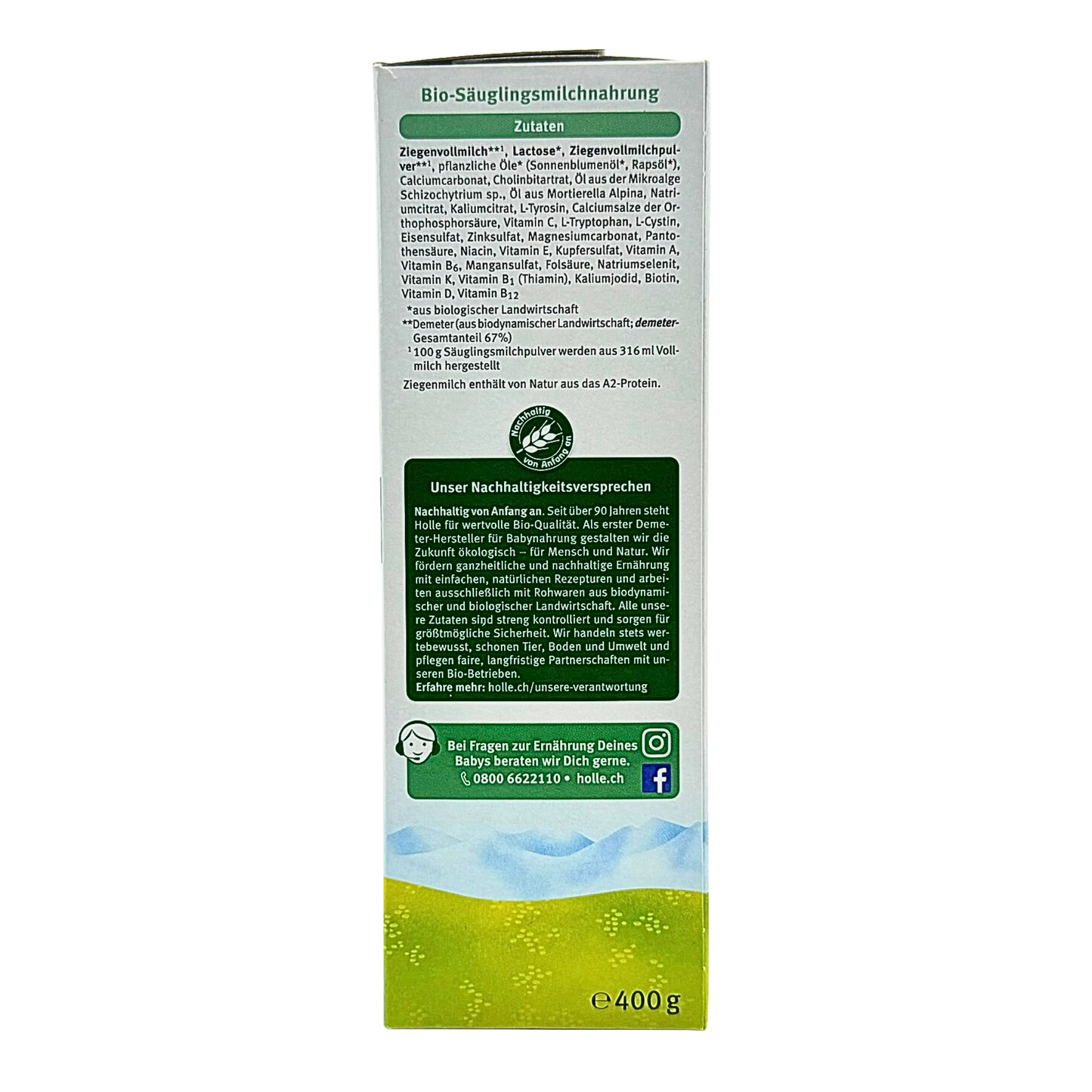 Holle Organic Goat Formula - Stage Pre
