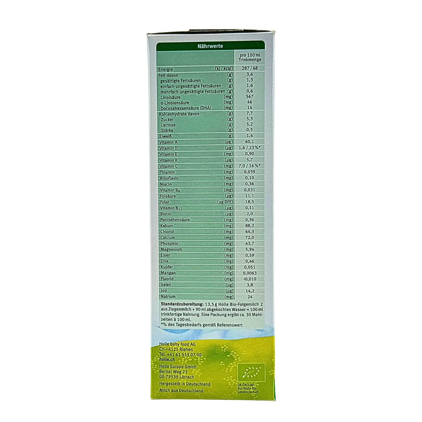 Holle Organic Goat Formula - Stage 2