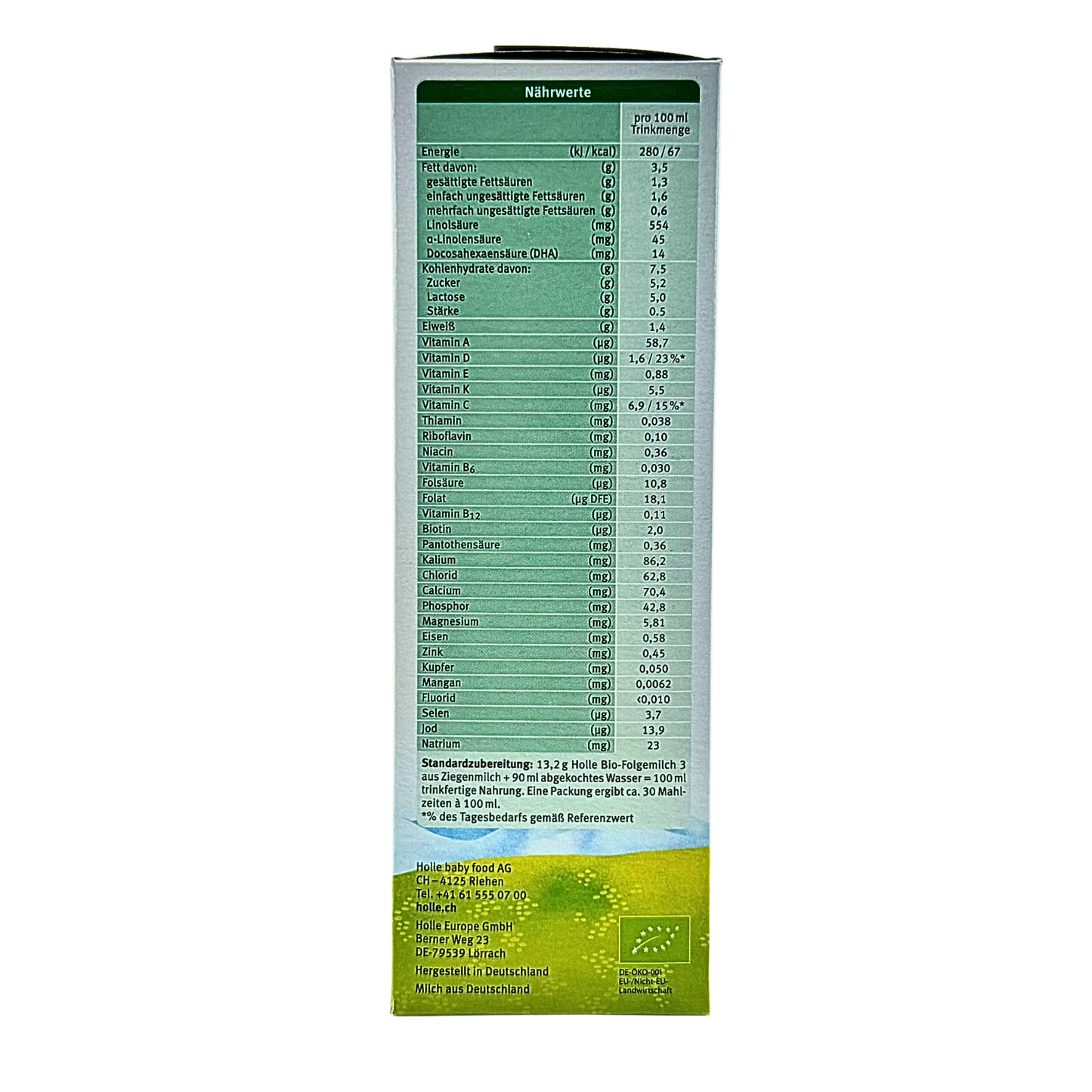 Holle Organic Goat Formula - Stage 3