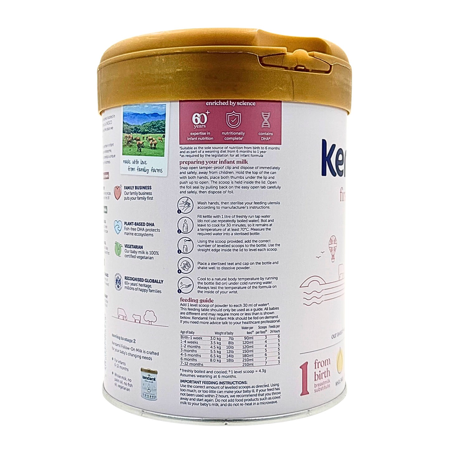 Kendamil Classic Infant Formula - Stage 1