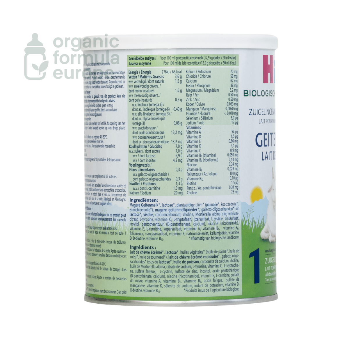 HiPP Dutch Goat Formula - Stage 1 - Organic Formula Europe
