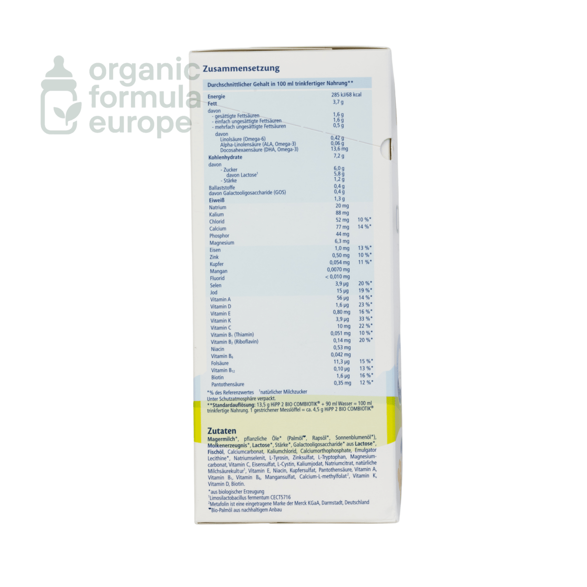 HiPP Organic Baby Formula - Stage 2 - Organic Formula Europe