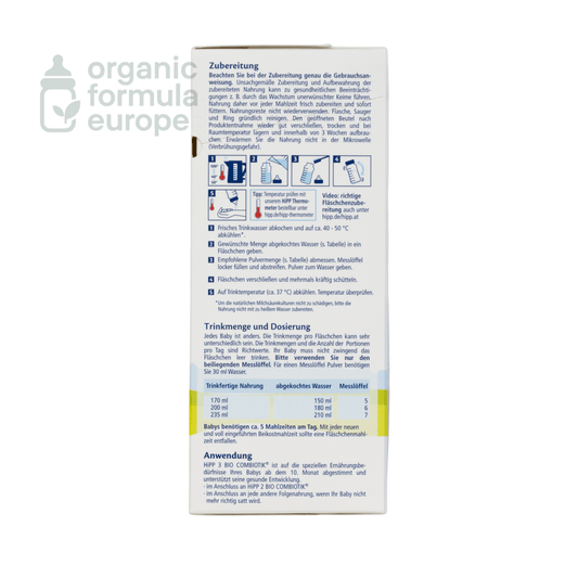 HiPP Organic Baby Formula - Stage 3 - Organic Formula Europe