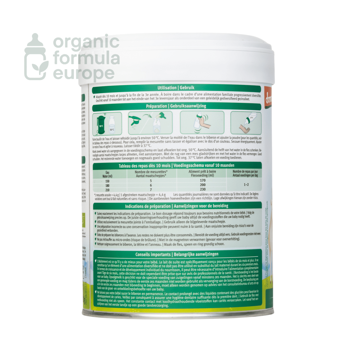 Holle Goat Dutch Formula - Stage 3 - Organic Formula Europe