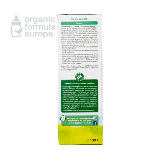 Holle Organic Goat Formula - Stage 2 - Organic Formula Europe