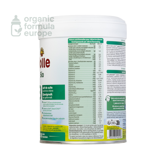 Holle Goat Dutch Formula Stage 3 packaging