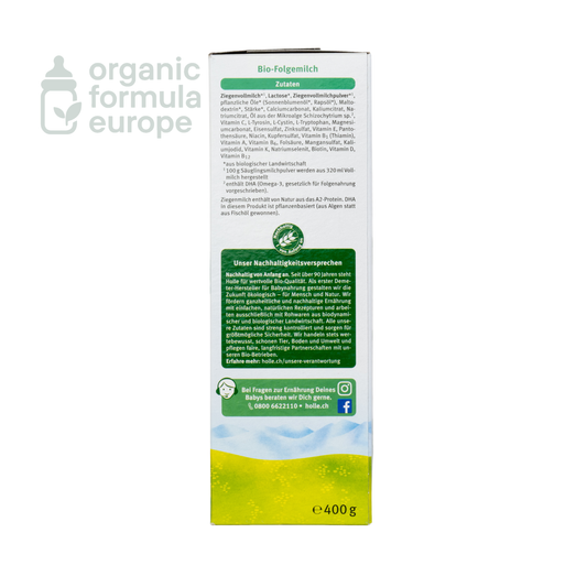 Holle Organic Goat Formula Stage 4 packaging