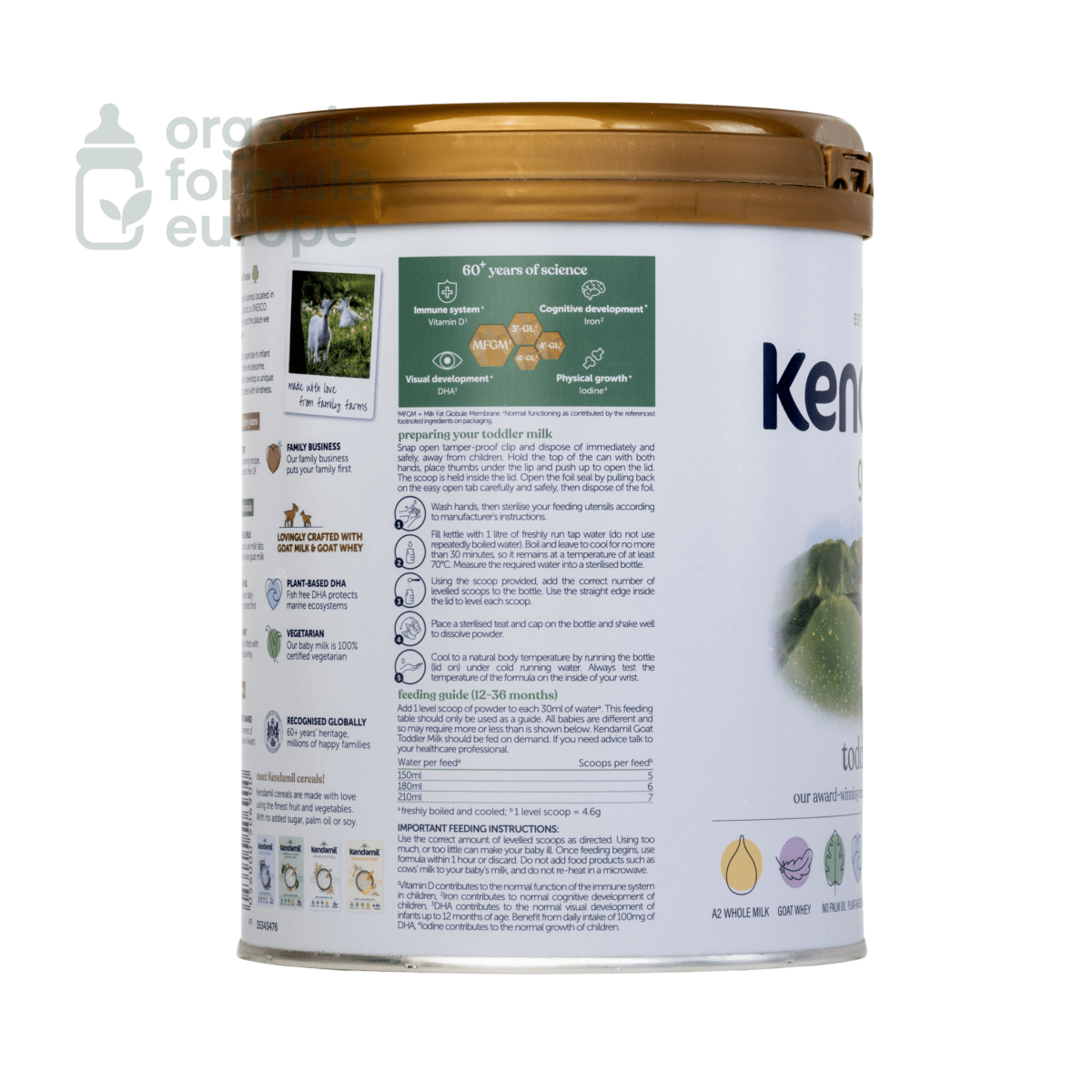 Kendamil Goat Formula - Stage 3 - Organic Formula Europe