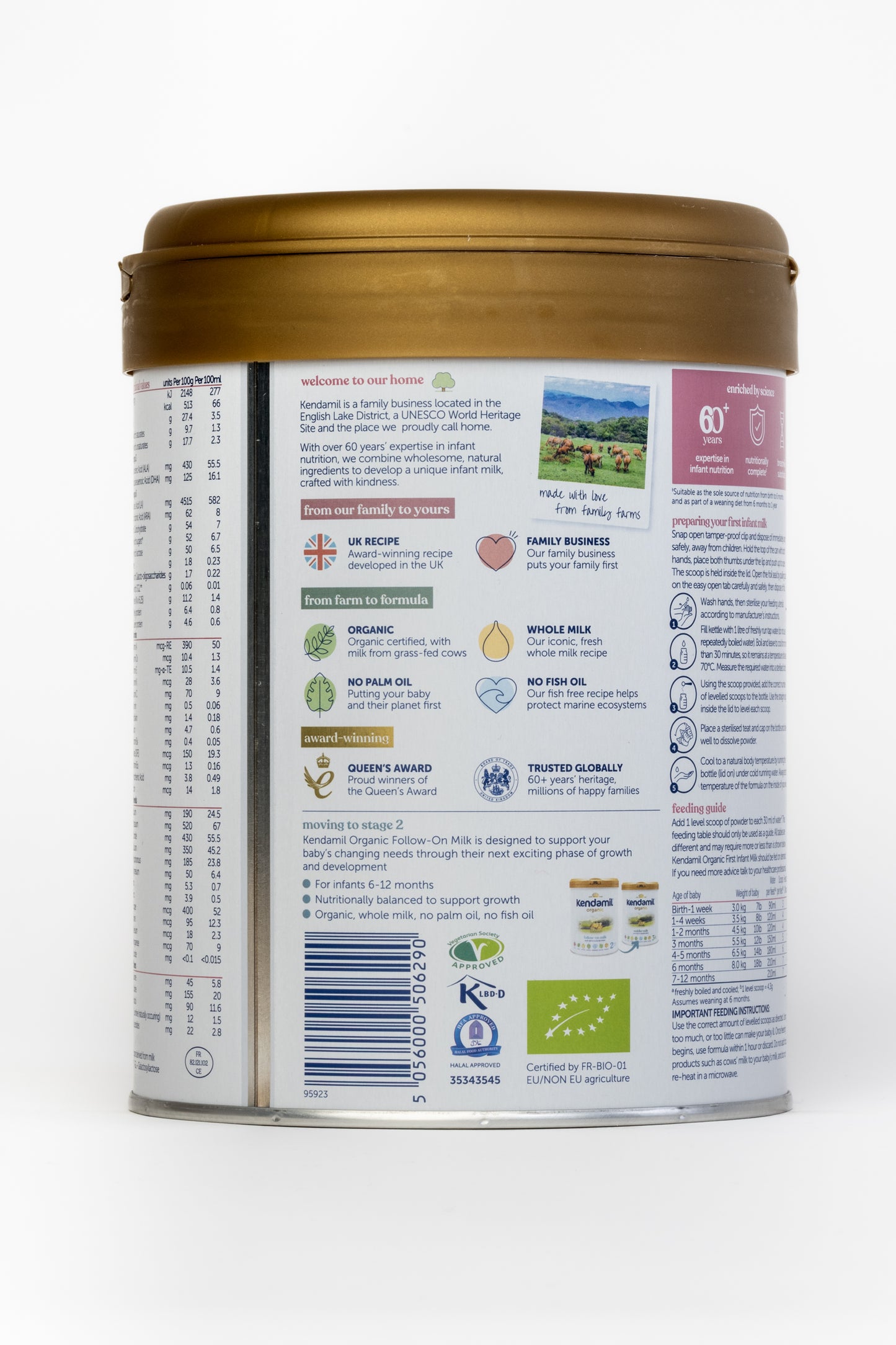 Kendamil Organic Formula - Stage 1