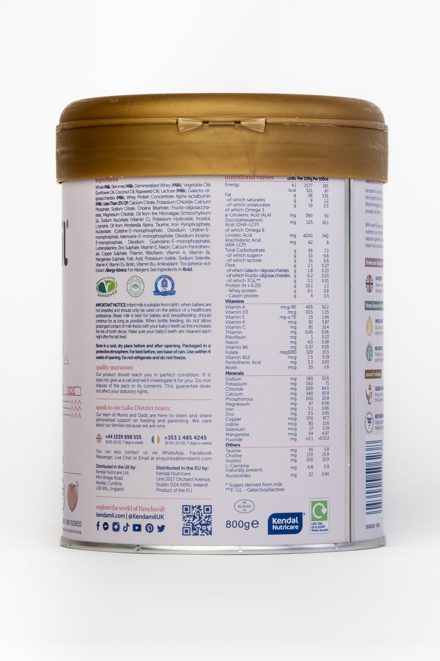 Kendamil Classic Infant Formula - Stage 1