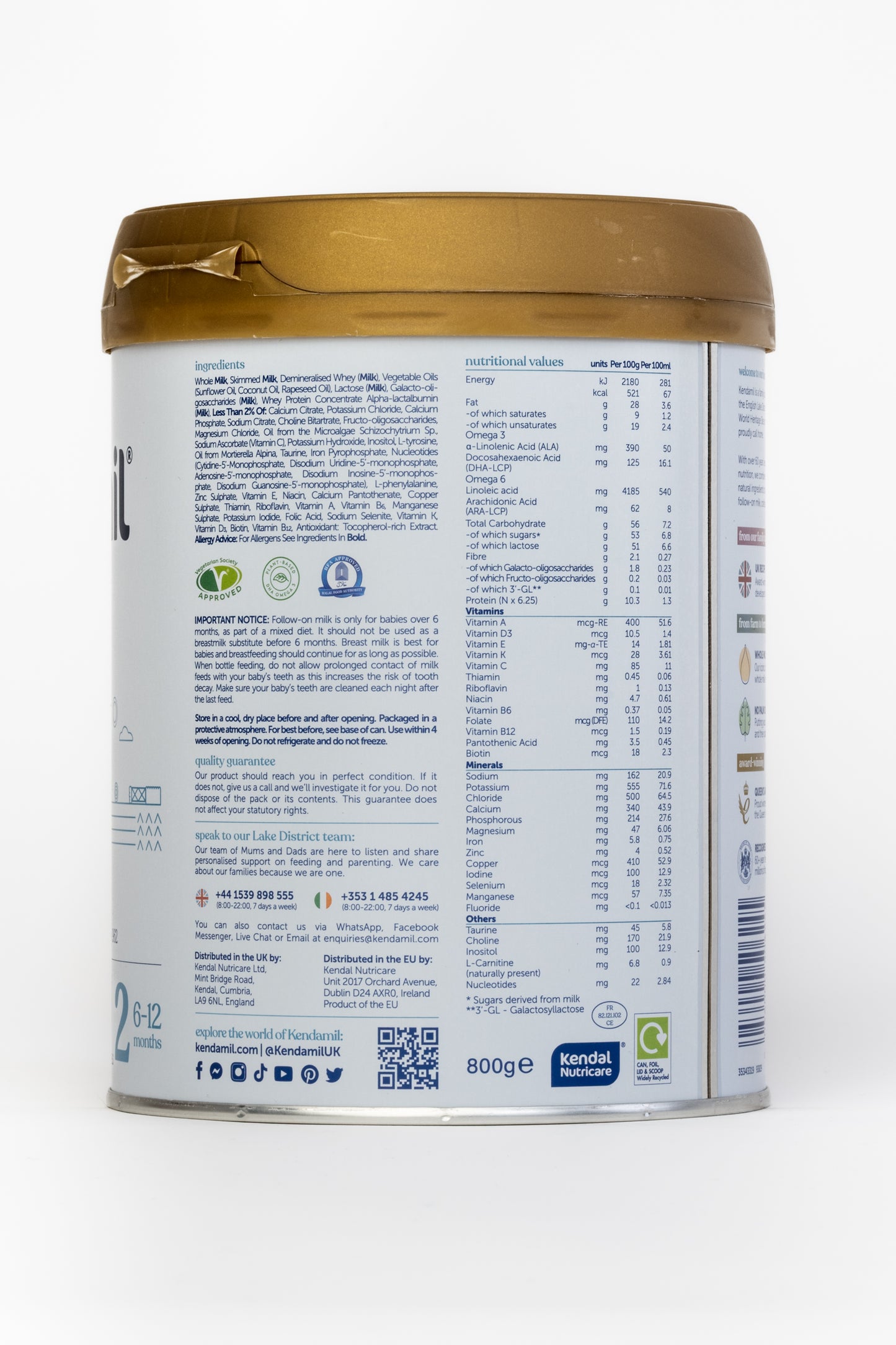 Kendamil Classic Follow-On Formula - Stage 2