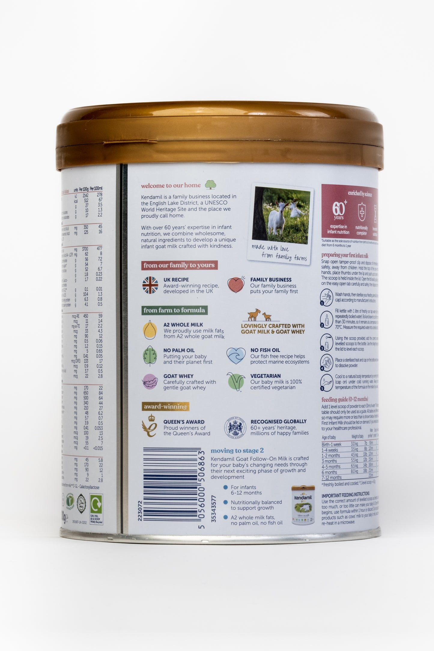 Kendamil Goat Formula - Stage 1