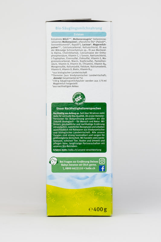 Holle Organic Baby Formula - Stage 1