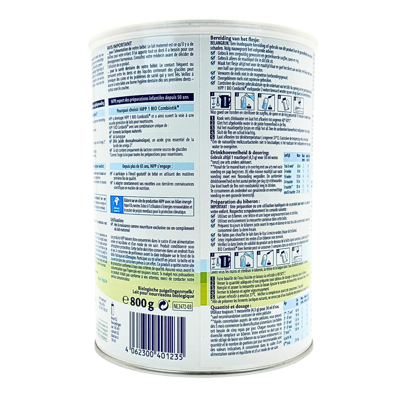 HiPP Dutch Organic Formula - Stage 1