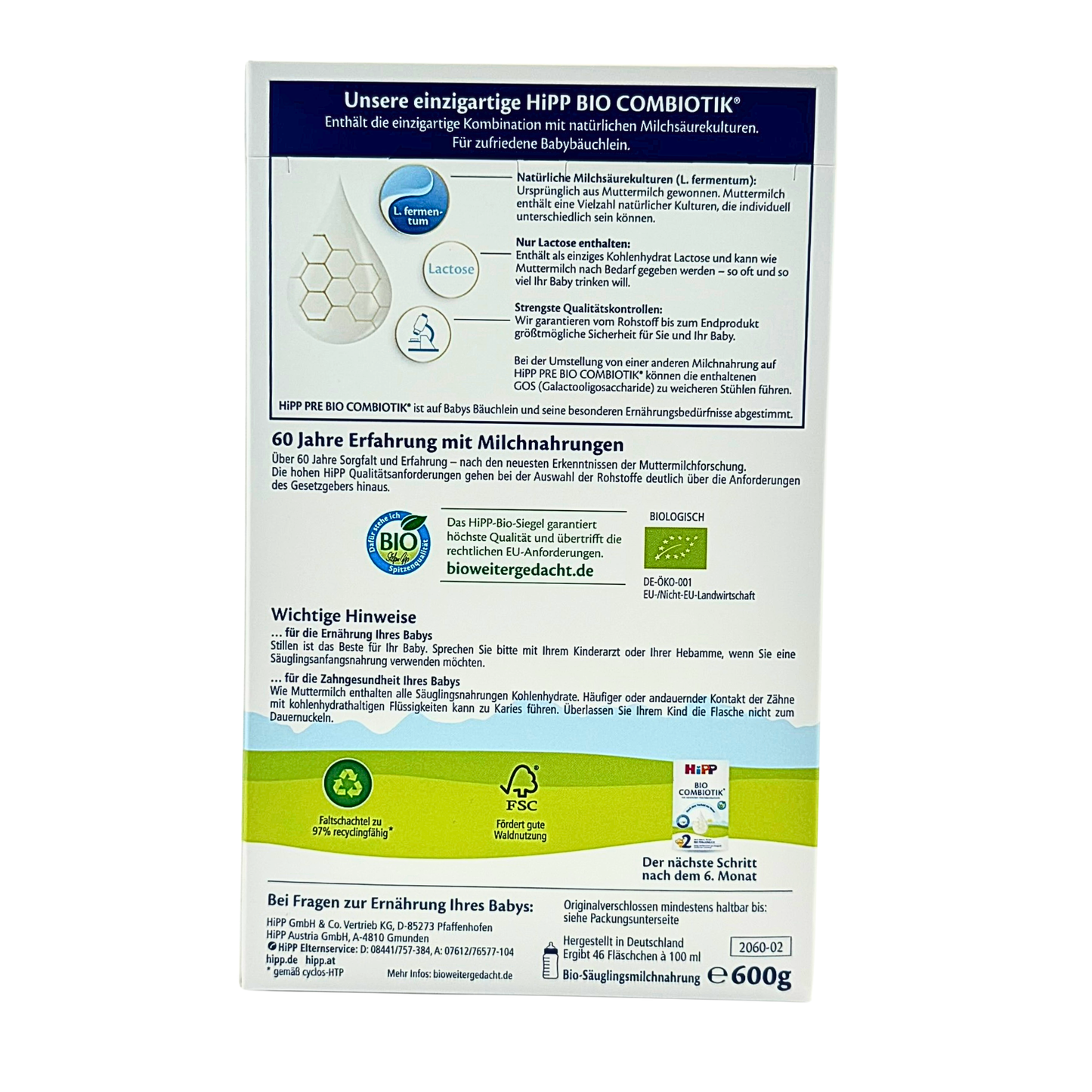 HiPP Organic Baby Formula - Stage Pre