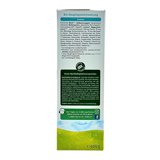 Holle Organic Baby Formula - Stage 1