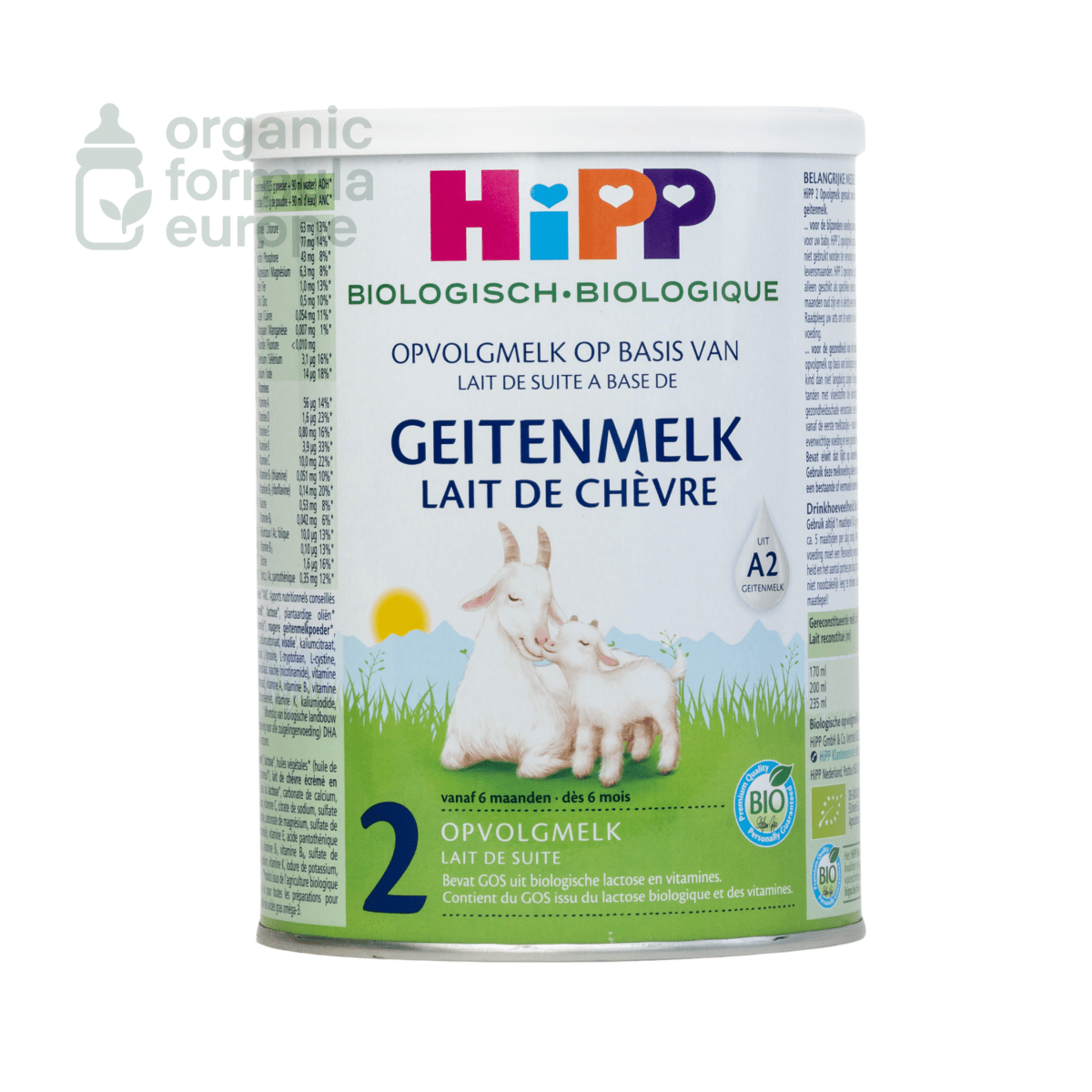HiPP Dutch Goat Formula - Stage 2 - Organic Formula Europe