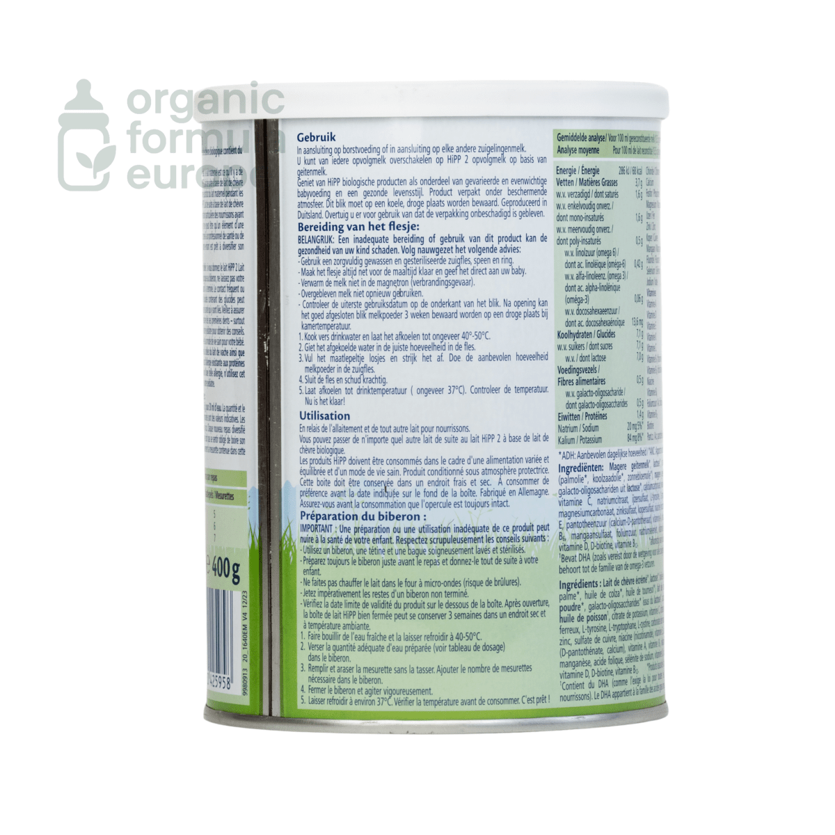 HiPP Dutch Goat Formula - Stage 2 - Organic Formula Europe
