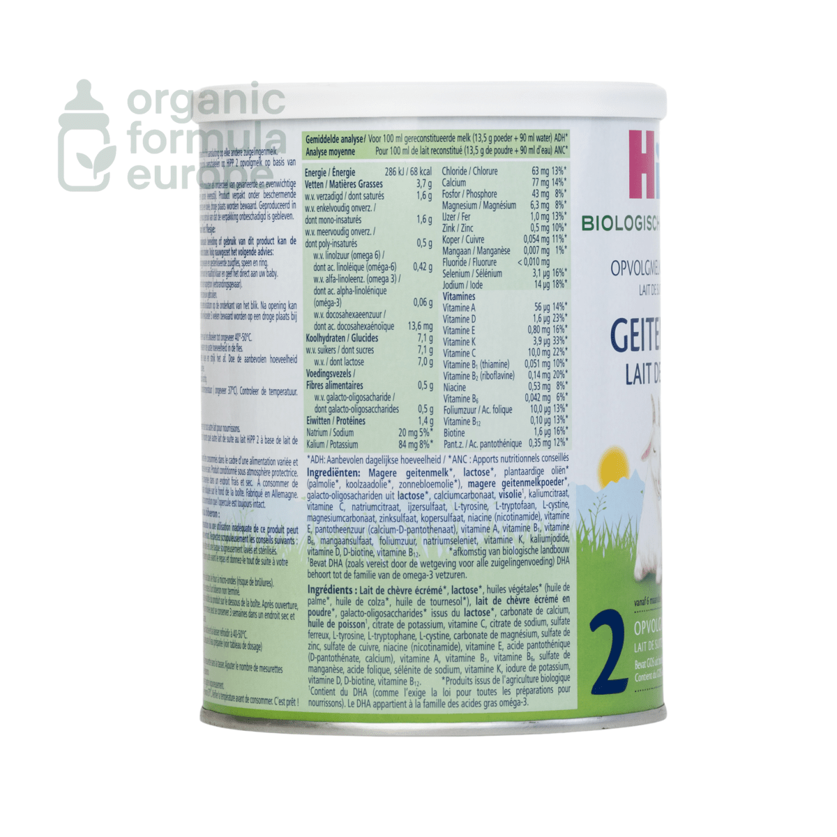 HiPP Dutch Goat Formula - Stage 2 - Organic Formula Europe