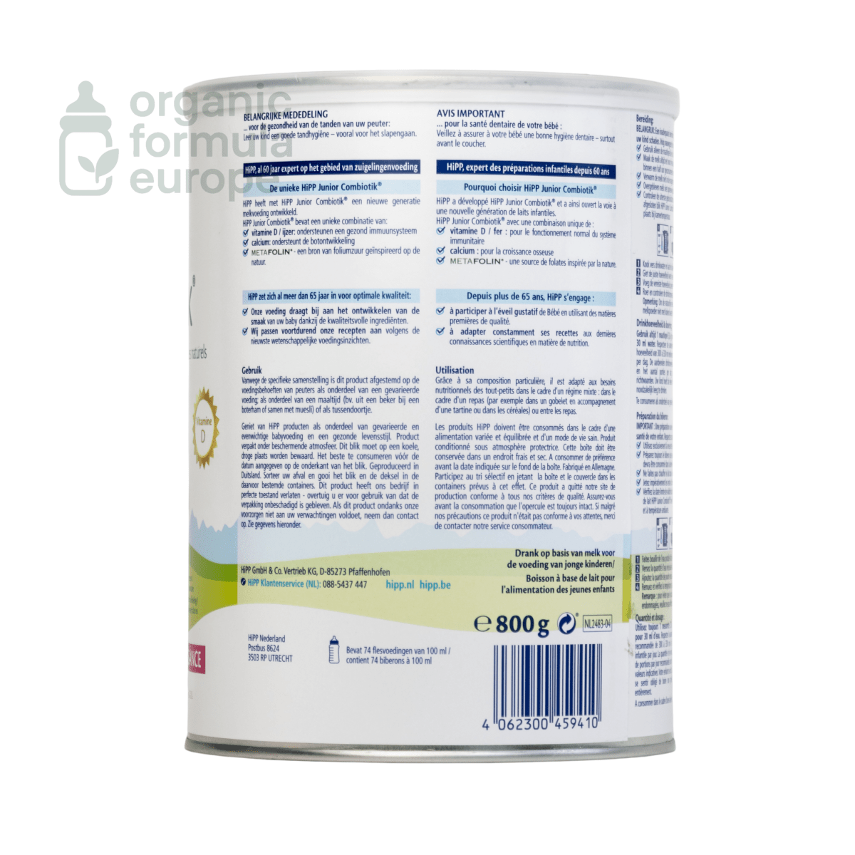 HiPP Dutch Organic Formula - Stage 4 - Organic Formula Europe