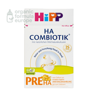HiPP HA Formula - Stage Pre - Organic Formula Europe