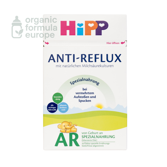 HiPP Anti-Reflux Formula all stages packaging