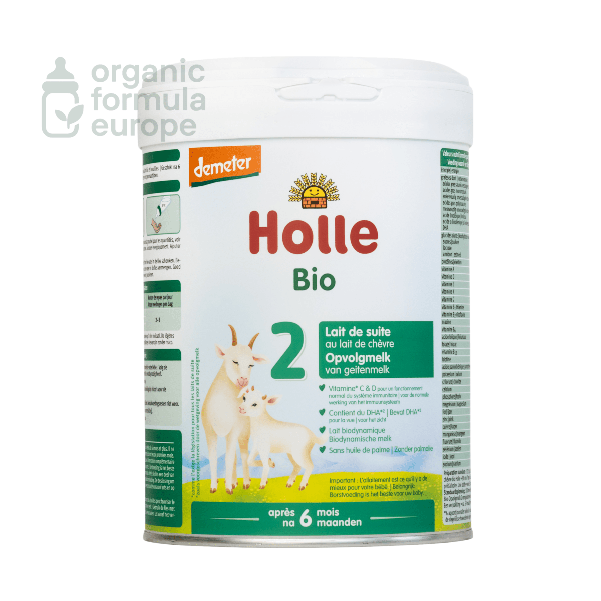 Holle Goat Dutch Formula - Stage 2 - Organic Formula Europe