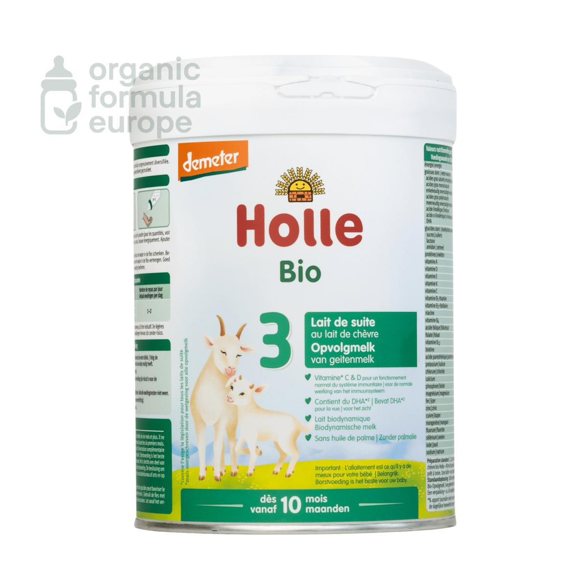 Holle Goat Dutch Formula - Stage 3 - Organic Formula Europe