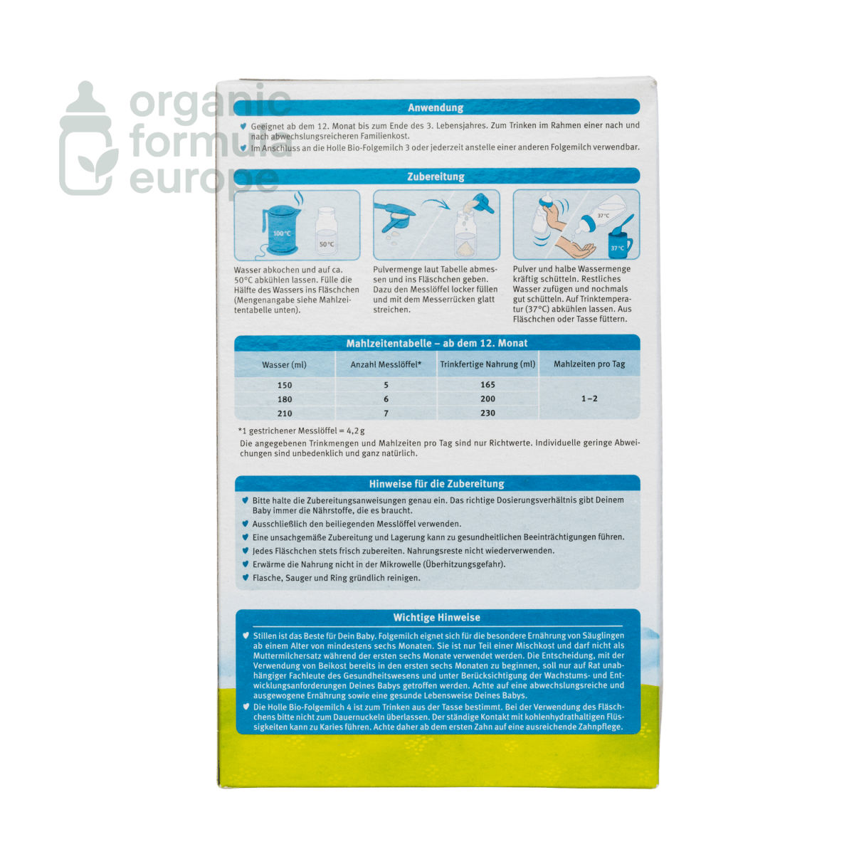 Holle Organic Baby Formula - Stage 4 - Organic Formula Europe