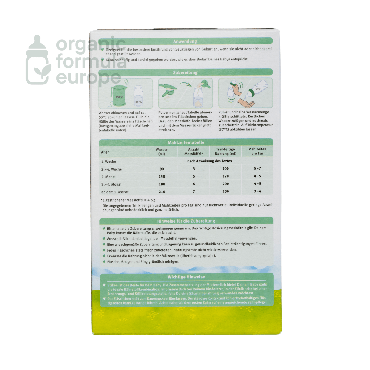 Holle Organic Goat Formula - Stage 1 - Organic Formula Europe