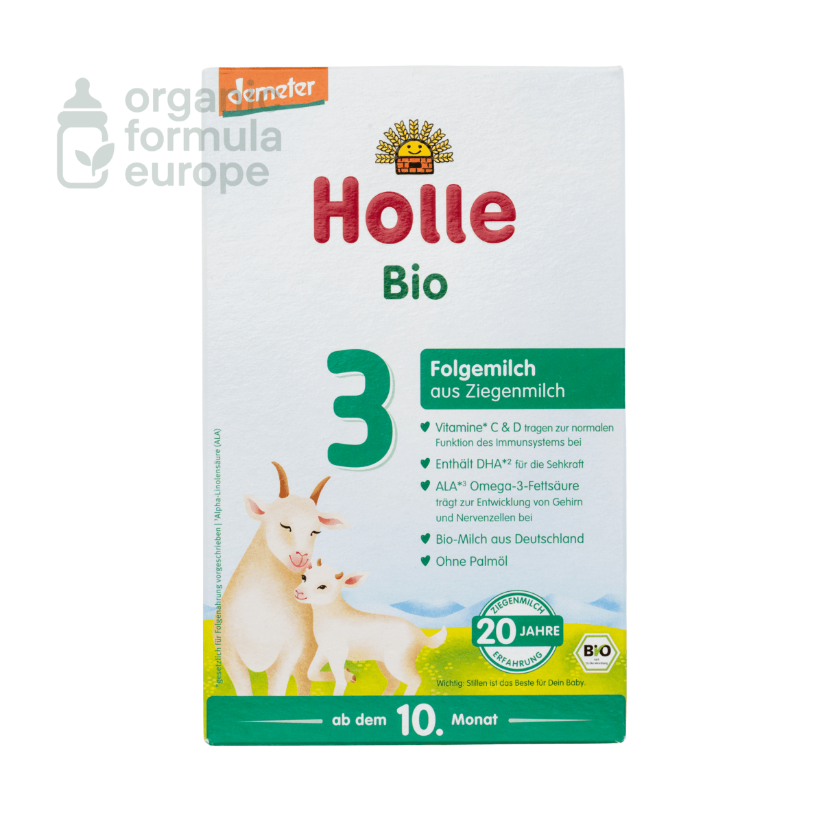 Holle Organic Goat Formula - Stage 3 - Organic Formula Europe