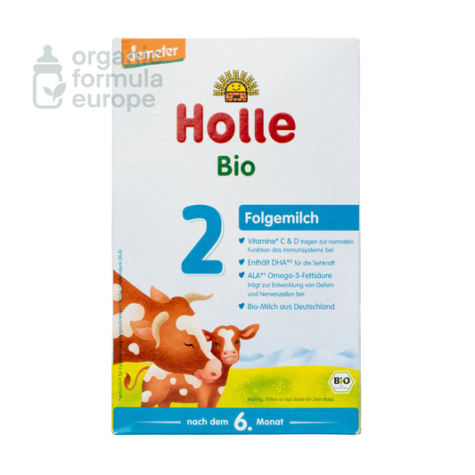 Holle Organic Baby Formula Stage 2 packaging