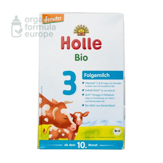 Holle Organic Baby Formula Stage 3 packaging