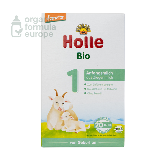 Holle Organic Goat Formula Stage 1 packaging