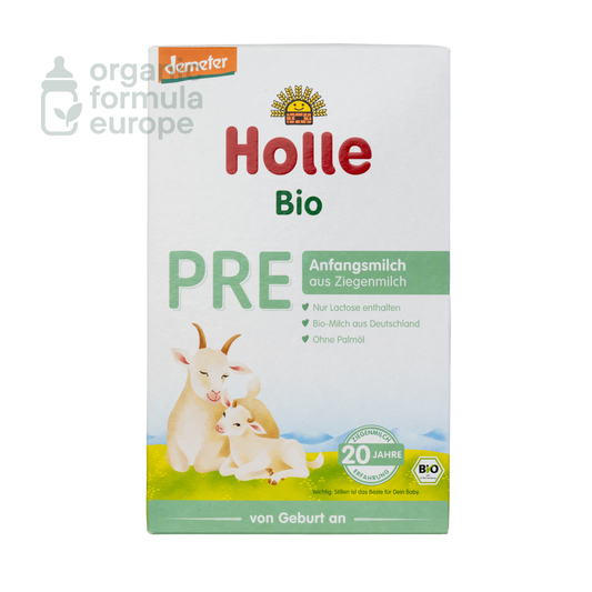 Holle Organic Goat Formula Stage Pre packaging