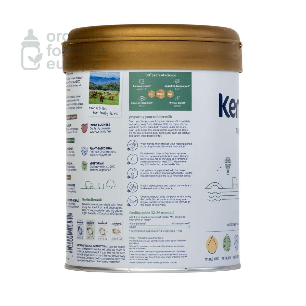 Kendamil Classic Toddler Formula - Stage 3 - Organic Formula Europe