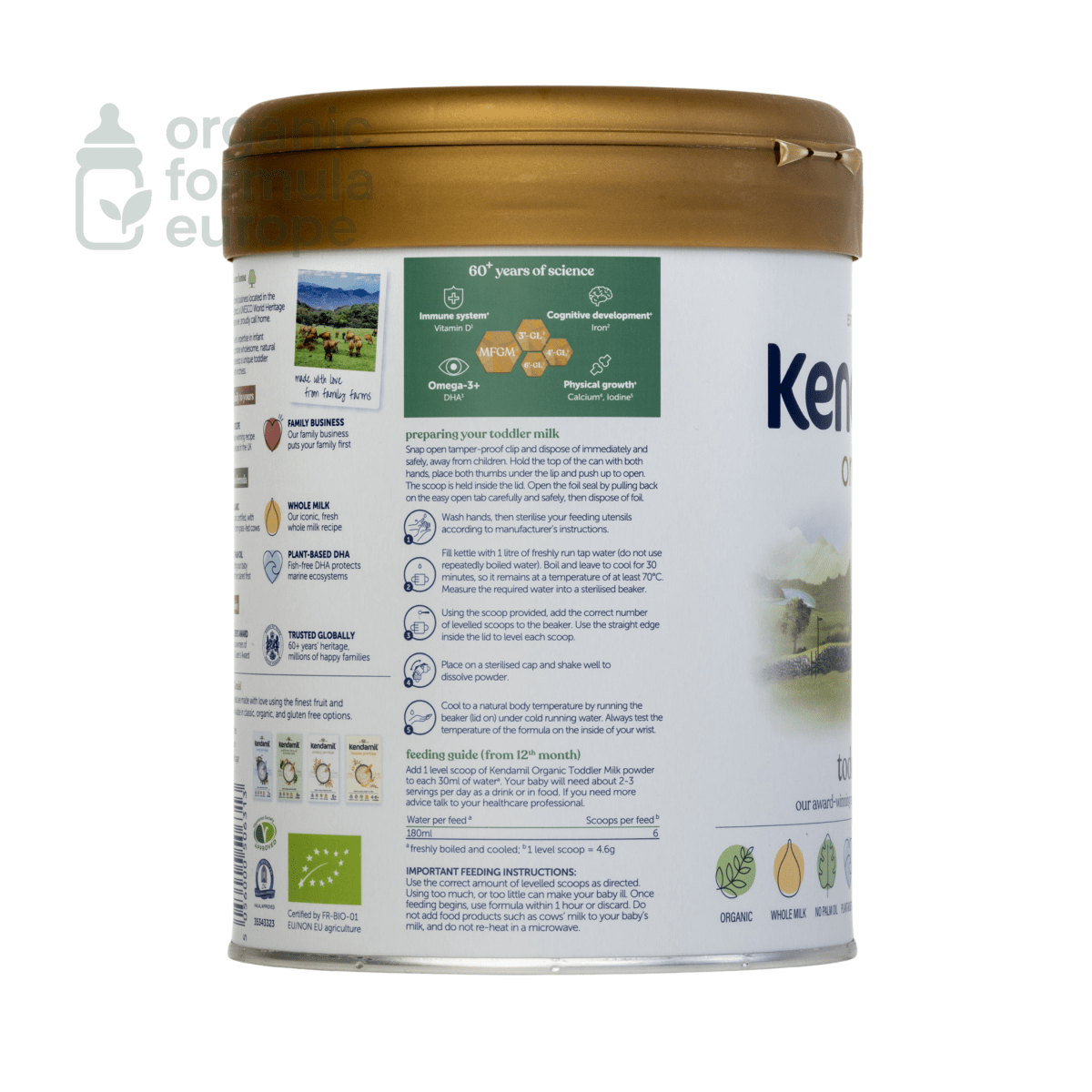 Kendamil Organic Formula - Stage 3 - Organic Formula Europe